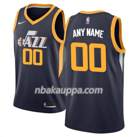 Utah Jazz Custom Nike 2017-18 Navy Pelipaidat Swingman - Miesten